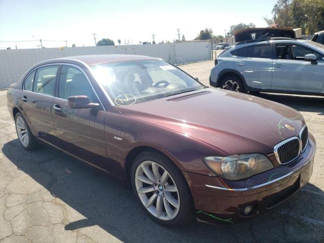 BMW 750 LI 2008 with VIN WBAHN83558DT78911 - Photo from auction