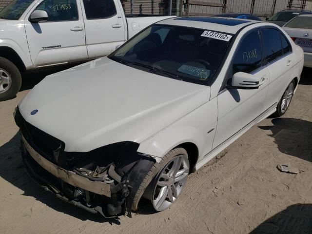 Photo 2 from auction – 2012 MERCEDES-BENZ C 250 with VIN WDDGF4HB5CA614296