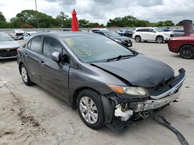 HONDA CIVIC LX 2012 with VIN 2HGFB2F59CH600584 - Photo from auction