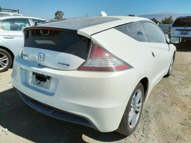 Photo 4 from auction – 2011 HONDA CR-Z EX with VIN JHMZF1C67BS014527