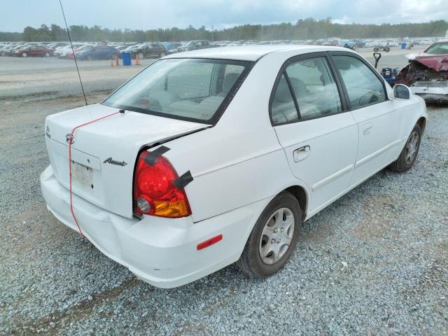 Photo 4 from auction – 2004 HYUNDAI ACCENT GL with VIN KMHCG45C44U498880