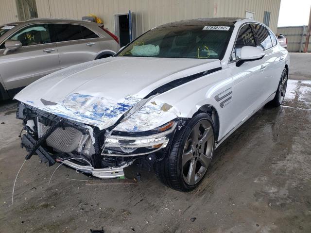 Photo 2 from auction – 2021 GENESIS G80 BASE with VIN KMTGC4SD9MU048416