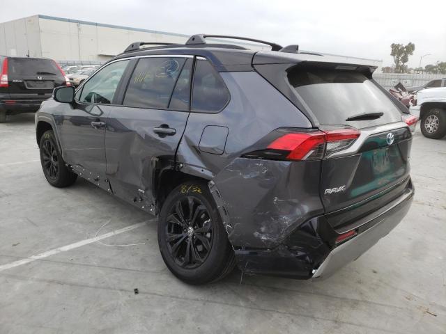 Photo 3 from auction – 2022 TOYOTA RAV4 XSE with VIN 4T3E6RFV9NU068280