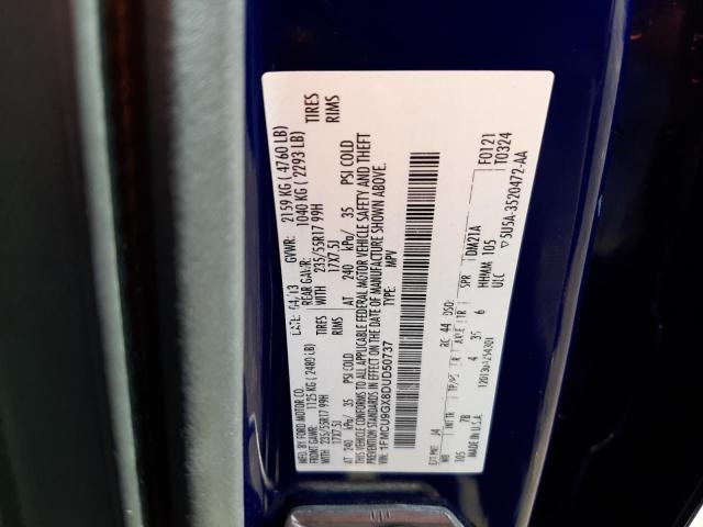 Photo 10 from auction – 2013 FORD ESCAPE SE with VIN 1FMCU9GX8DUD50737
