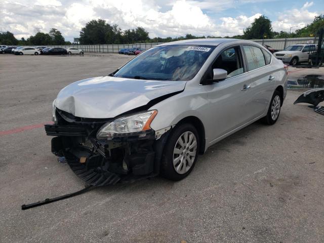 Photo 2 from auction – 2015 NISSAN SENTRA S with VIN 3N1AB7AP4FL691017