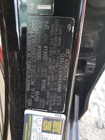 Photo 10 from auction – 2015 KIA FORTE LX with VIN KNAFX4A61F5278415