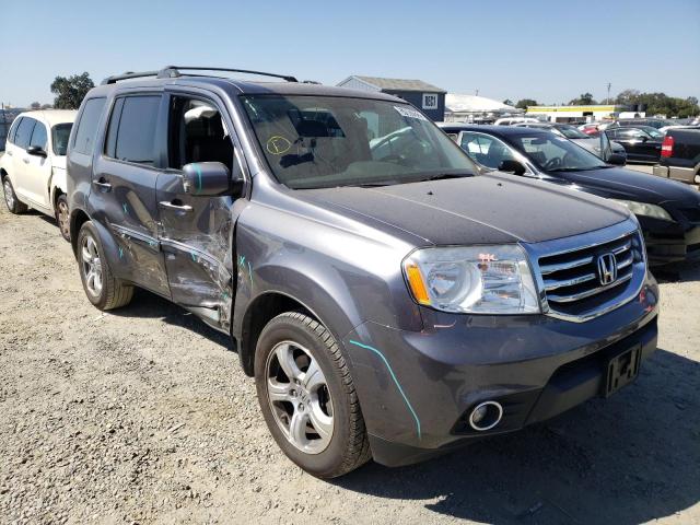HONDA PILOT EXLN 2015 with VIN 5FNYF4H70FB005977 - Photo from auction