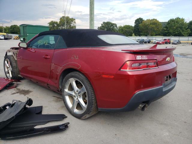 Photo 3 from auction – 2015 CHEVROLET CAMARO LT with VIN 2G1FD3D30F9178096