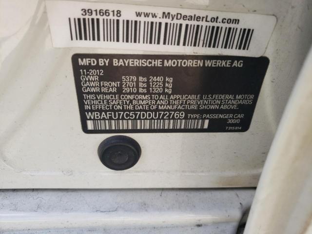 Photo 10 from auction – 2013 BMW 535 XI with VIN WBAFU7C57DDU72769