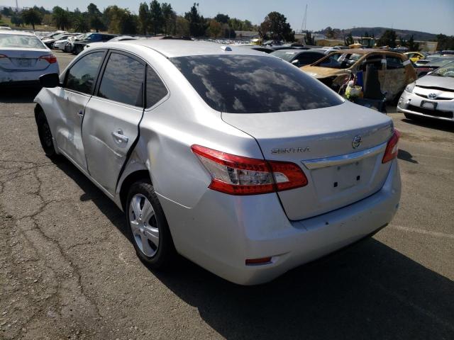 Photo 3 from auction – 2015 NISSAN SENTRA S with VIN 3N1AB7AP4FL697254