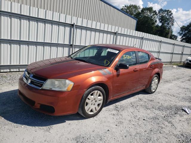 Photo 2 from auction – 2012 DODGE AVENGER SE with VIN 1C3CDZAB1CN243494