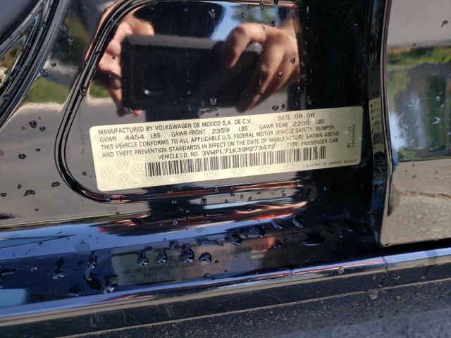 Photo 10 from auction – 2009 VOLKSWAGEN JETTA with VIN 3VWPL71K39M273472