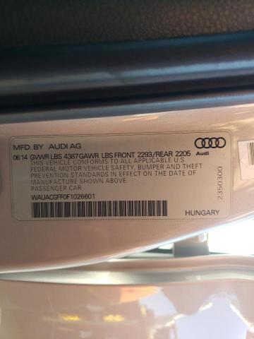 Photo 10 from auction – 2015 AUDI A3 PREMIUM with VIN WAUACGFF0F1026601