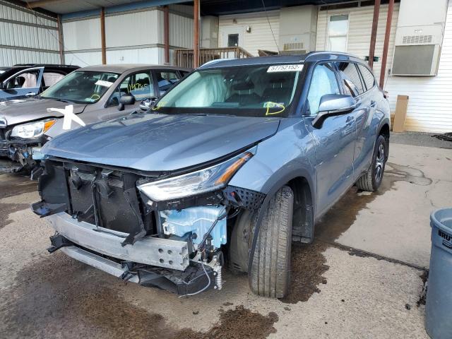 Photo 2 from auction – 2021 TOYOTA HIGHLANDER with VIN 5TDGZRBH1MS100588