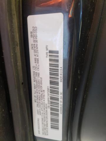 Photo 10 from auction – 2009 SUBARU OUTBACK 2. with VIN 4S4BP61CX97326811