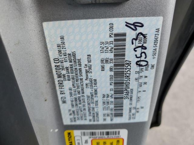 Photo 10 from auction – 2018 FORD FUSION SE with VIN 3FA6P0HD5JR252587