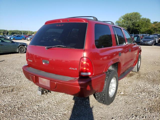 Photo 4 from auction – 2000 DODGE DURANGO with VIN 1B4HS28N5YF304374