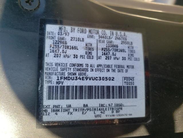 Photo 10 from auction – 1997 FORD EXPLORER with VIN 1FMDU34E9VUC30502
