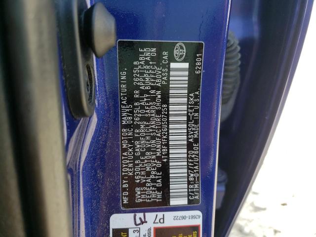 Photo 10 from auction – 2016 TOYOTA CAMRY LE with VIN 4T1BF1FK2GU507258