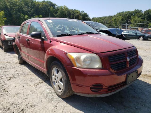DODGE CALIBER 2007 with VIN 1B3HB28B57D246173 - Photo from auction