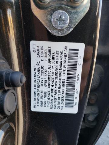 Photo 10 from auction – 2013 HONDA CIVIC EX with VIN 2HGFB2F84DH526695