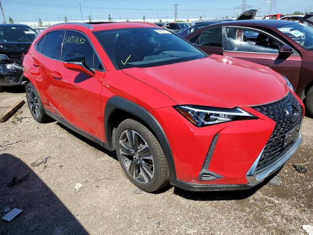LEXUS UX 250H 2020 with VIN JTHP9JBH5L2034603 - Photo from auction