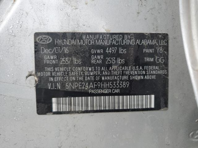 Photo 10 from auction – 2017 HYUNDAI SONATA SE with VIN 5NPE24AF9HH533389