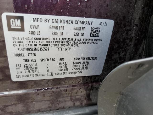 Photo 10 from auction – 2021 BUICK ENCORE GX with VIN KL4MMGSL9MB150599