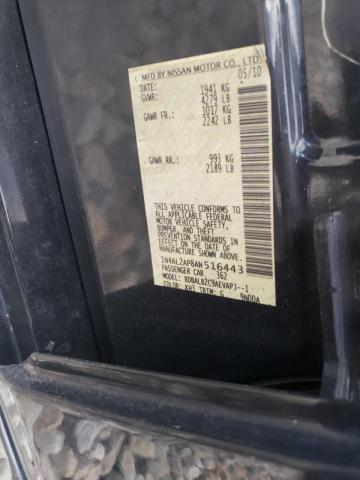 Photo 10 from auction – 2010 NISSAN ALTIMA BAS with VIN 1N4AL2AP8AN516443