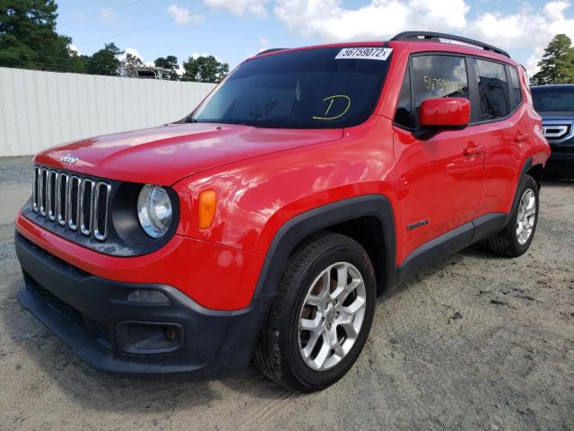 Photo 2 from auction – 2017 JEEP RENEGADE L with VIN ZACCJABB1HPE58781