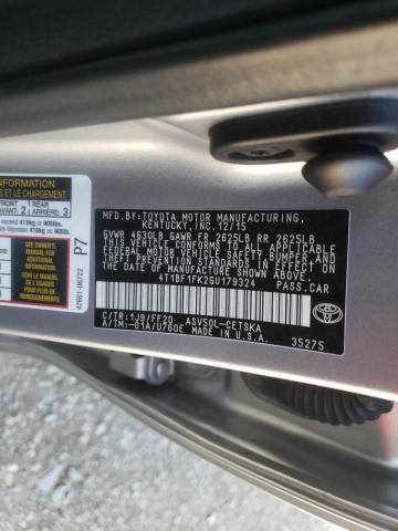 Photo 10 from auction – 2016 TOYOTA CAMRY LE with VIN 4T1BF1FK2GU179324