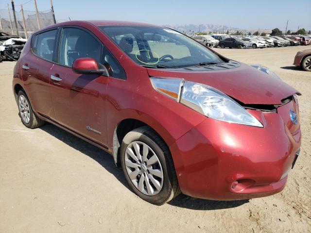 NISSAN LEAF S 2015 with VIN 1N4AZ0CP6FC308211 - Photo from auction