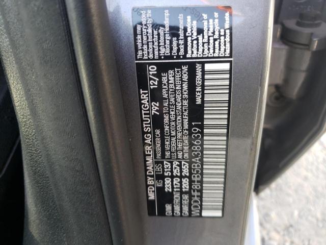 Photo 10 from auction – 2011 MERCEDES-BENZ E 350 with VIN WDDHF8HB5BA386391