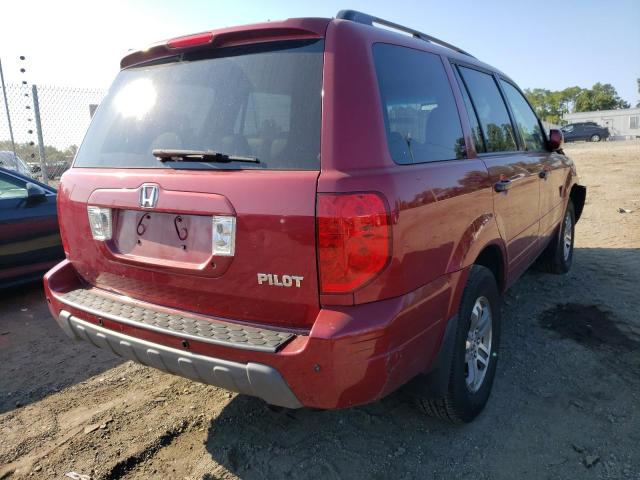 Photo 4 from auction – 2005 HONDA PILOT EXL with VIN 5FNYF18505B046900