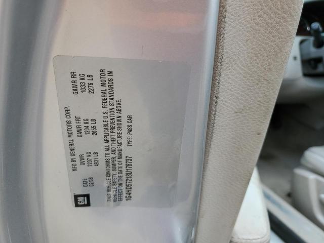 Photo 10 from auction – 2008 BUICK LUCERNE CX with VIN 1G4HD57218U178737