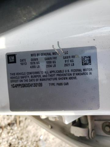Photo 10 from auction – 2014 BUICK VERANO with VIN 1G4PP5SKXE4130109