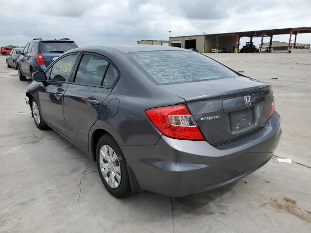 Photo 3 from auction – 2012 HONDA CIVIC LX with VIN 2HGFB2F59CH600584