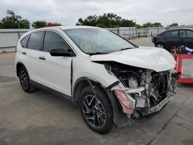 HONDA CR-V SE 2016 with VIN 5J6RM3H47GL025792 - Photo from auction