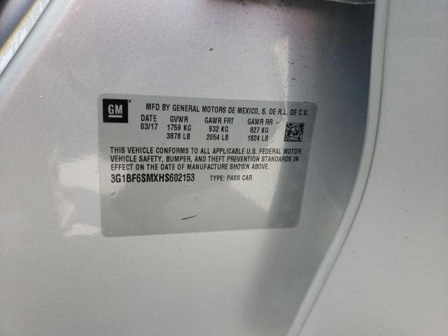 Photo 10 from auction – 2017 CHEVROLET CRUZE PREM with VIN 3G1BF6SMXHS602153