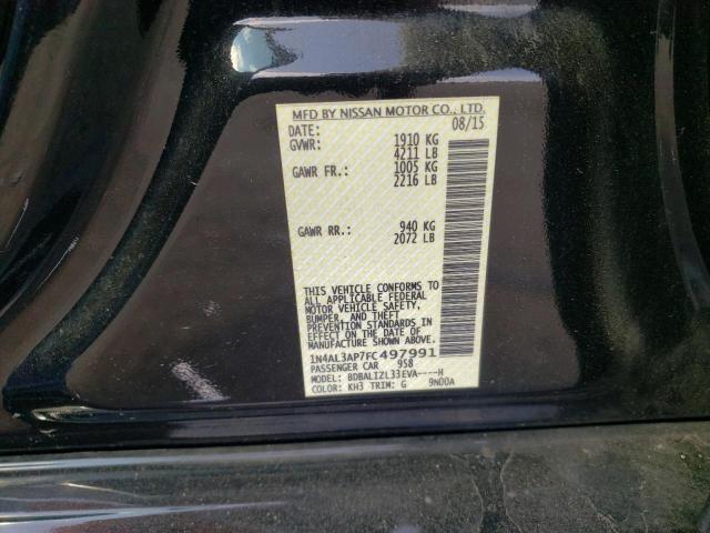 Photo 10 from auction – 2015 NISSAN ALTIMA 2.5 with VIN 1N4AL3AP7FC497991
