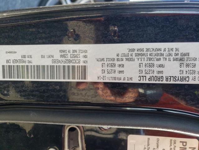 Photo 10 from auction – 2015 DODGE CHARGER SE with VIN 2C3CDXBG2FH745393