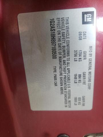 Photo 10 from auction – 2009 PONTIAC G5 with VIN 1G2AS18H897180500