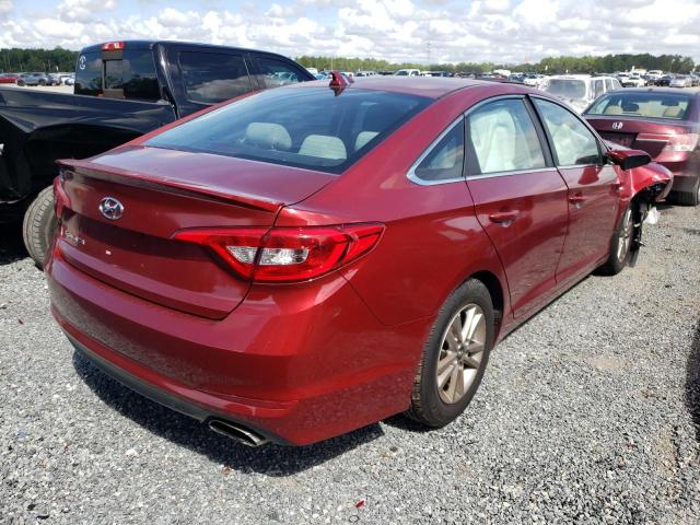 Photo 4 from auction – 2016 HYUNDAI SONATA SE with VIN 5NPE24AF6GH358467