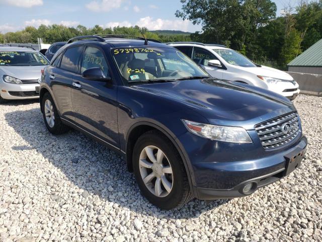 INFINITI FX35 2005 with VIN JNRAS08W15X209818 - Photo from auction