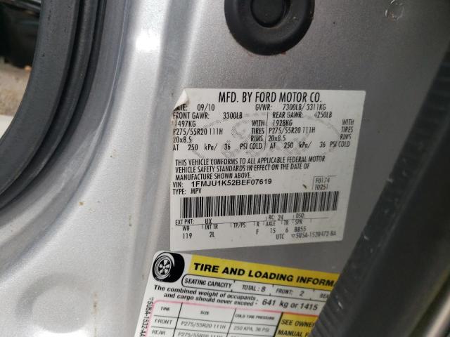 Photo 10 from auction – 2011 FORD EXPEDITION with VIN 1FMJU1K52BEF07619