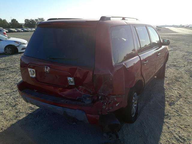 Photo 4 from auction – 2004 HONDA PILOT EX with VIN 2HKYF184X4H518124