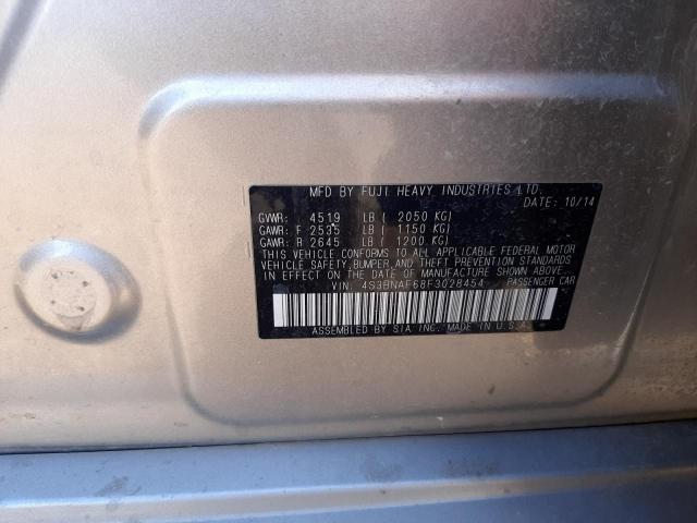 Photo 10 from auction – 2015 SUBARU LEGACY 2.5 with VIN 4S3BNAF68F3028454