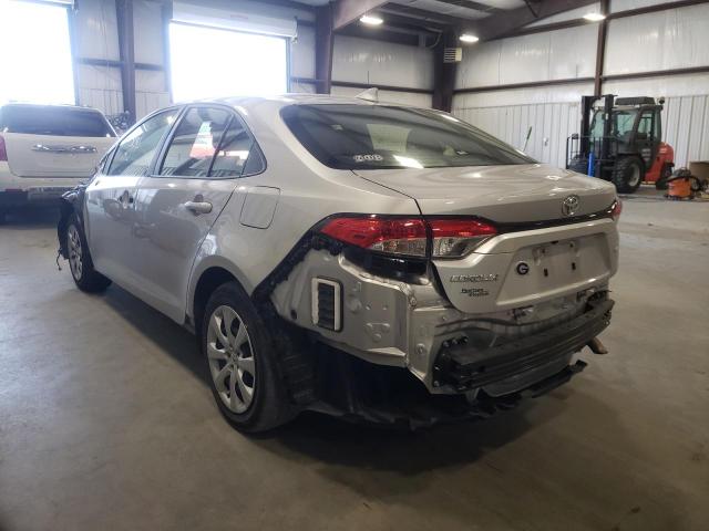 Photo 3 from auction – 2021 TOYOTA COROLLA LE with VIN JTDEPMAE1MJ139122