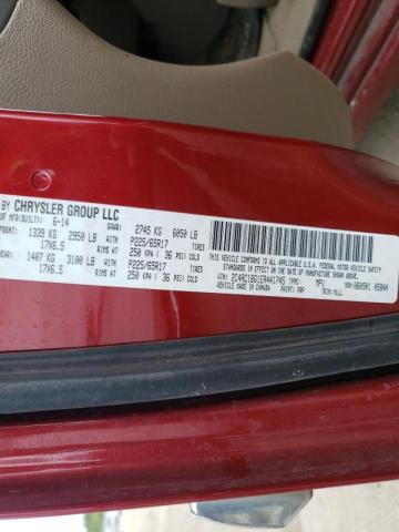 Photo 10 from auction – 2014 CHRYSLER TOWN & COU with VIN 2C4RC1BG1ER441745
