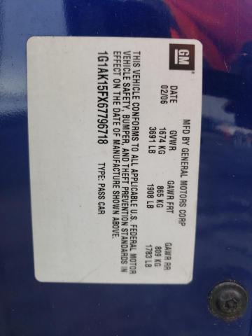 Photo 10 from auction – 2006 CHEVROLET COBALT LS with VIN 1G1AK15FX67796718